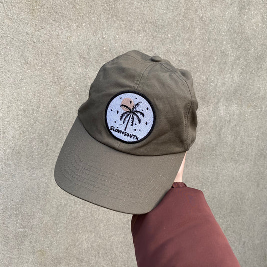 Adventure Patch Organic Cotton Cap - Khaki - Sample